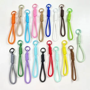 Colorful Woven Polyester Phone Lanyard Cord
