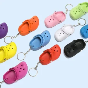 Silicone Slipper Keychains Decoration Pendant