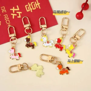 Metal Horse Keychain