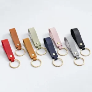 Eco PU Leather Keychain