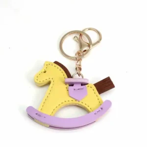 Custom Horse Leather Car Key Chain