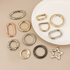 Custom Shape Carabiner Snap Hook Metal Keyring