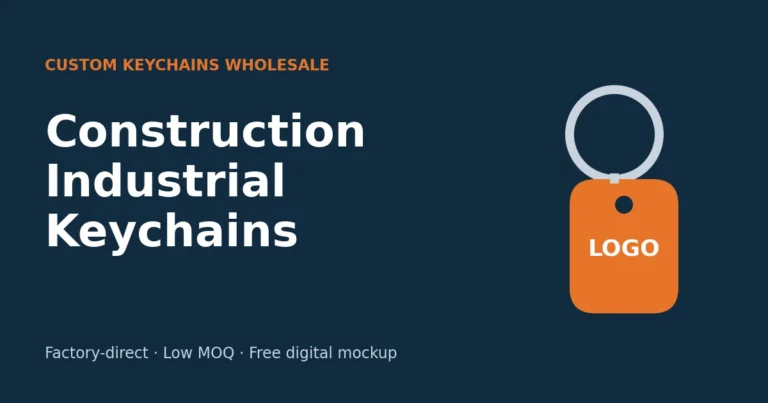 Custom Keychains for Construction, Hardware and Industrial Brands