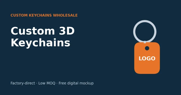 Custom 3D Keychains Guide: 3D PVC, 3D Silicone and 3D Metal Options