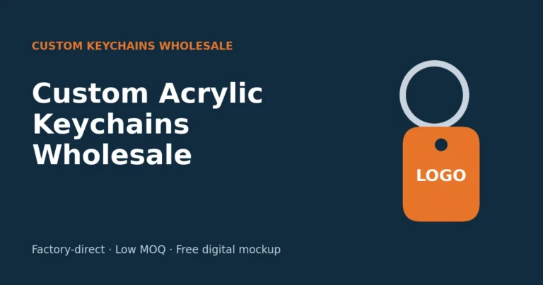 Custom Acrylic Keychains Wholesale: The Ultimate Sourcing Guide for Artists Brands