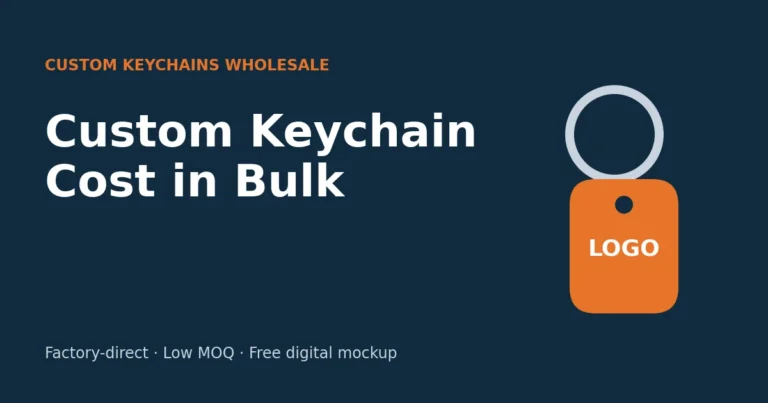 How Much Do Custom Keychains Cost in Bulk? MOQ, Materials, Packaging & Shipping Explained