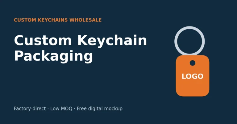 Custom Keychain Packaging for Retail, Events and Export Orders