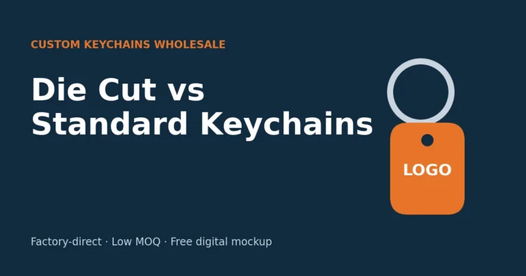 Die Cut Keychains vs. Standard Shaped Keychains: Price, Shipping & MOQ Comparison for Bulk Buyers