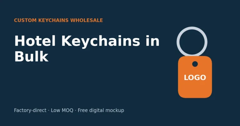 Custom Hotel Keychains in Bulk: Branded Key Tags for Hospitality & Resorts