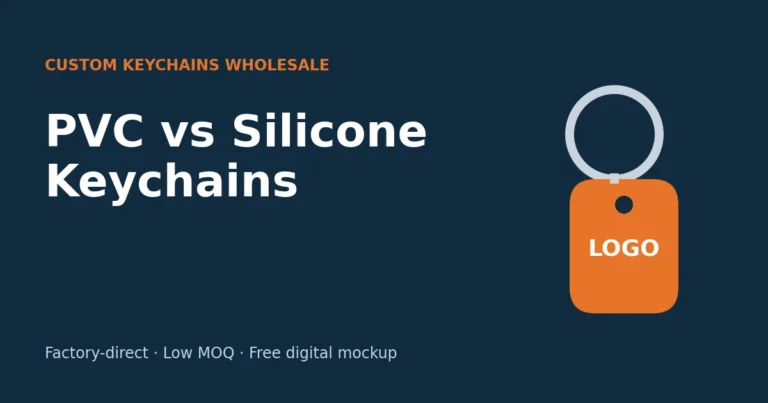 PVC vs Silicone Keychains: Differences, Costs and Which to Choose