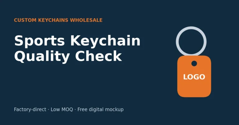 How to Inspect Custom Sports Keychains: A Factory Insider’s Quality Checklist