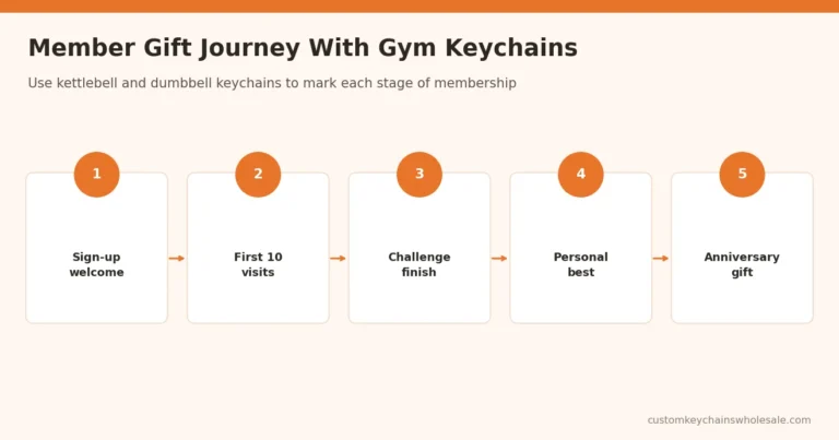 Member Gift Journey With Gym Keychains