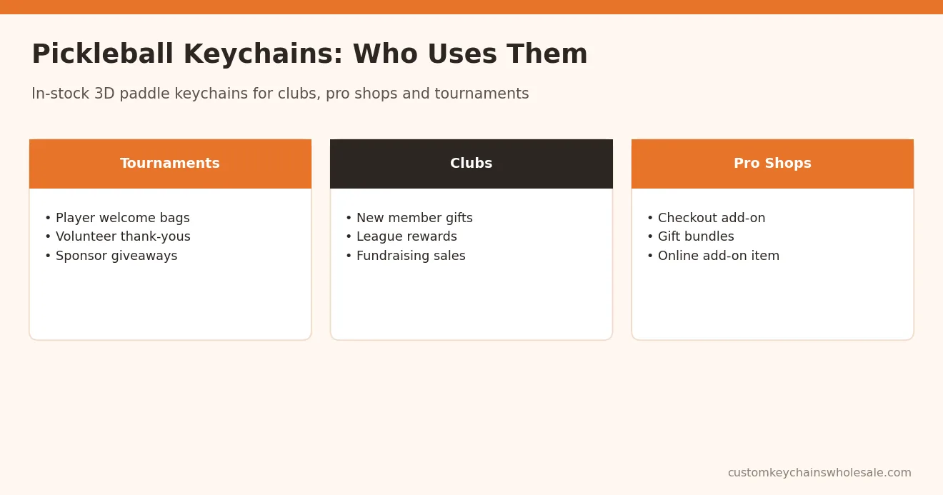 Pickleball Keychains: Who Uses Them